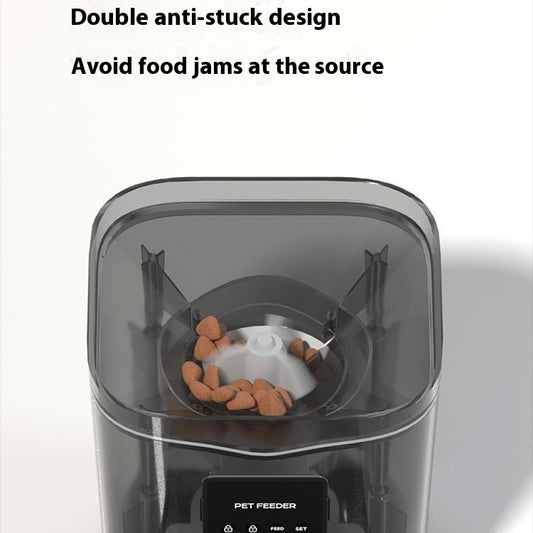 Cat Food Automatic Timing Feeder Video Interactive Pet Cat Feeder