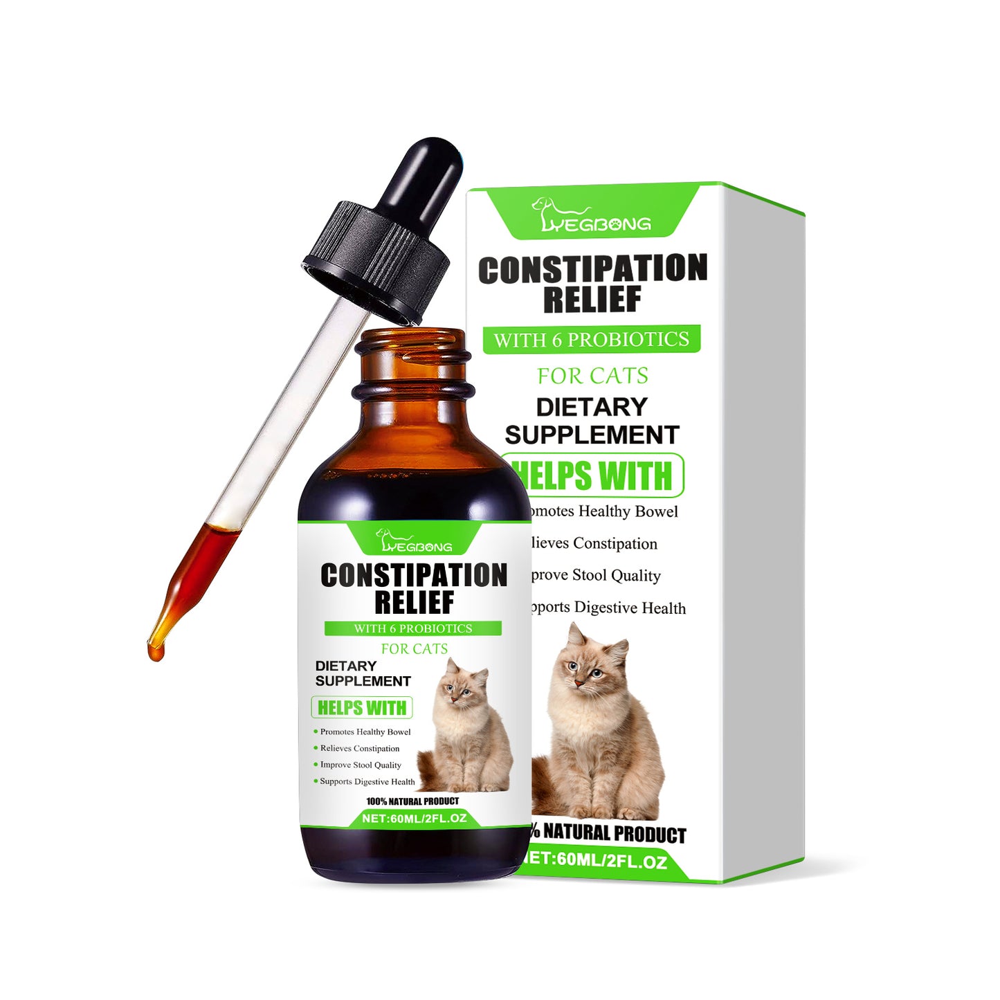 Probiotische Tropfen für Katzen