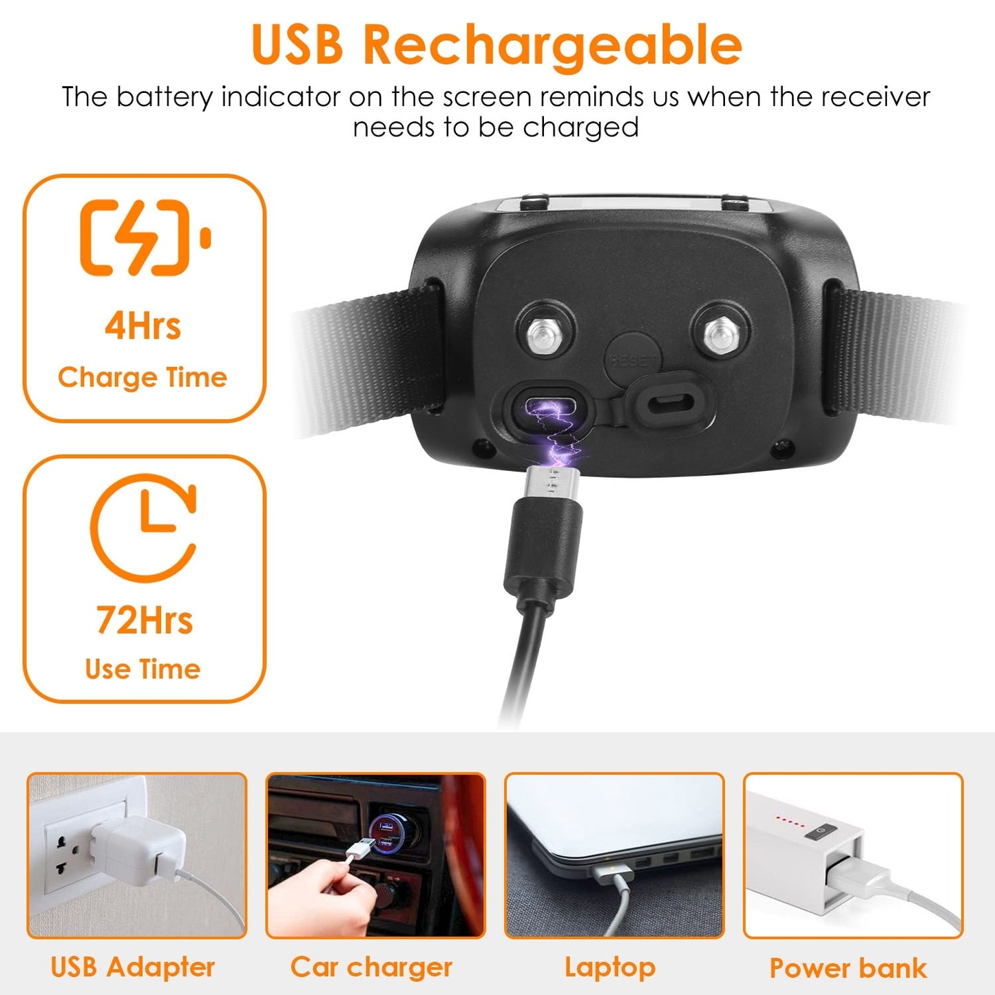 2-in-1-GPS-Hundezaun-Tracker, kabelloser GPS-Hundezaun, GPS-Hundehalsband mit 32-2887FT Radius, IPX6 wasserdicht, für kleine, mittlere und große Hunde