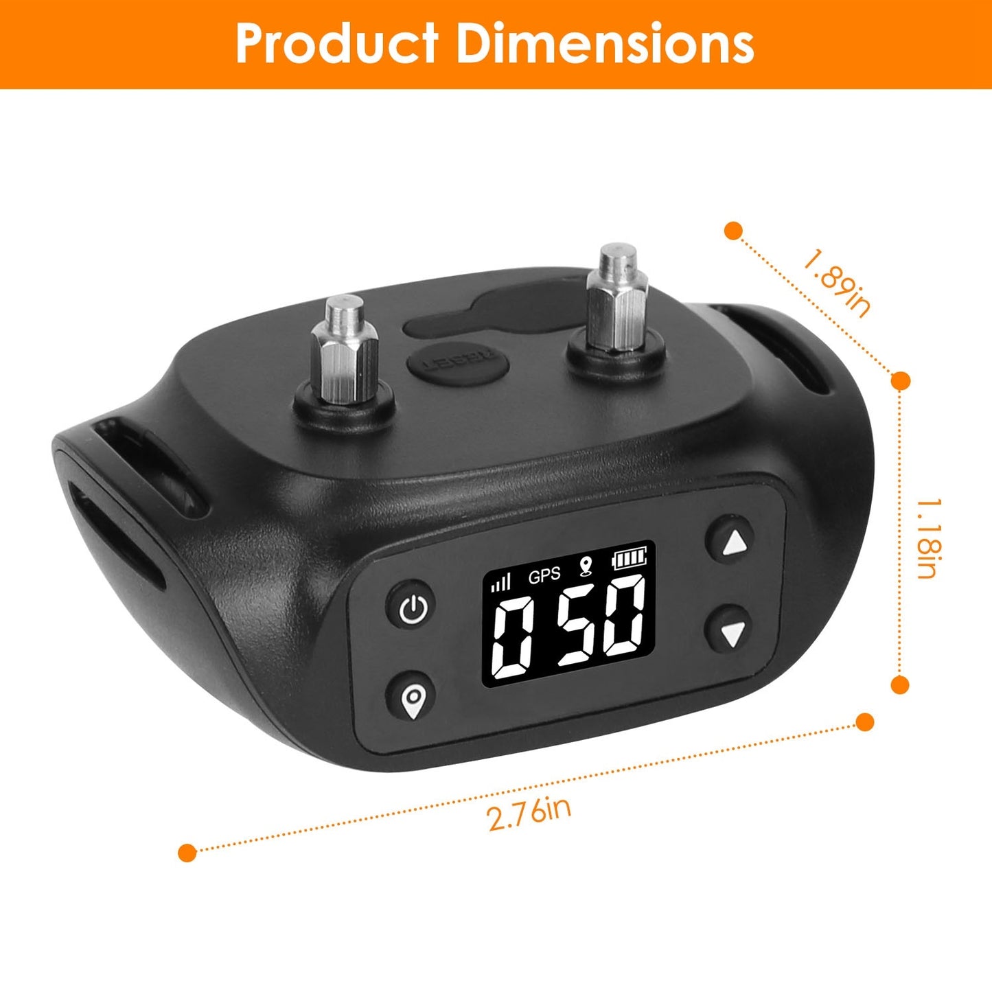 2-in-1-GPS-Hundezaun-Tracker, kabelloser GPS-Hundezaun, GPS-Hundehalsband mit 32-2887FT Radius, IPX6 wasserdicht, für kleine, mittlere und große Hunde