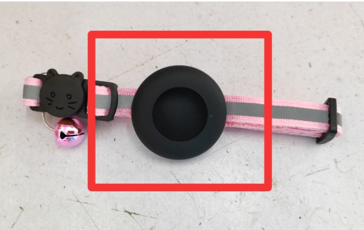 Airtag-Hundehalsband mit Glocke, reflektierend, verstellbar, gegen Verlust geschützt, für Katzen und Hunde