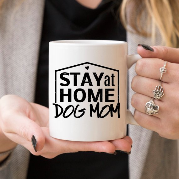 STAY at HOME DOG MOM Tasse